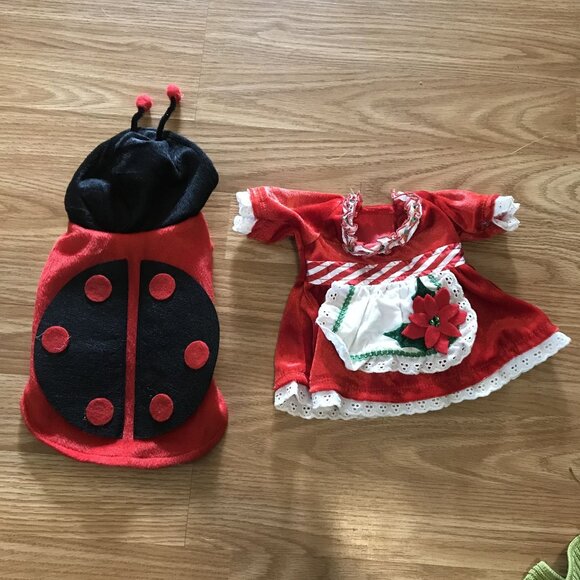 Ladybug & Mrs Clause Dog Clothing Adorable & Festive Outfits for Your Lil Friend - Picture 1 of 7